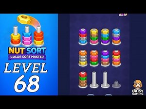 Nut Sort Color Sort Master Level 68 Walkthrough