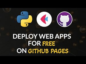 Deploy Python Web Apps for FREE on GitHub Pages using GitHub Actions | Flet