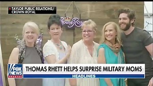 42K views · 954 reactions | Country music star Thomas Rhett pulls off an epic Mother’s Day surprise for military moms | Fox & Friends | Facebook