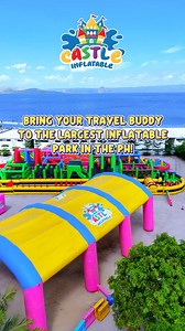 274 reactions · 51 shares | Jump into non-stop fun for only ₱599! Get unlimited access to the BIGGEST inflatable park in the Philippines — packed with epic slides, splash zones, and unli swim at the longest infinity pool around!   Just 1 hour from Manila. Limited slots only — book now! | Castle Inflatable | Facebook