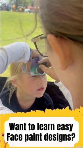 Easy Beginner Face Painting Designs That Make $8–$20 Per Face! Start with my face painting ebook