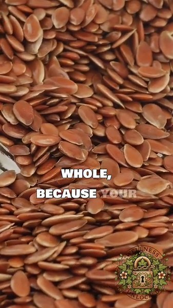 Flaxseed power tea smoothie or sprinkle