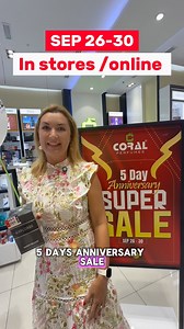 5 Days Anniversary Super Sale at Coral Perfumes ! up to 90% off on all your favorite perfumes Dates: 26 - 30 September 2025 Locations: all the coral perfumes shops and online! #versace from from 155 aed #burberry from 99 aed #DAVIDOFF 69 aed #gucci 159 aed Fragrance mists 15 aed ! In-house brands super affordable price ! Gift sets from 35 aed You can split your payment with Tabby 📍Cityland Mall Coral Perfumes @coralperfumes.offers #coralperfumes #perfumes #perfumeslover #dirhamdeals #affordable