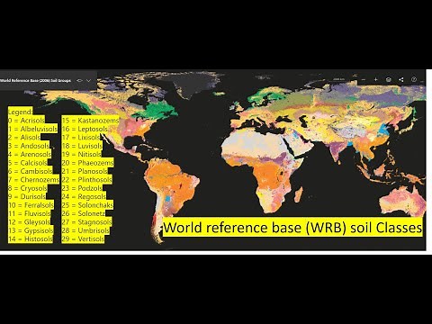 Download world reference base (WRB) soil classes