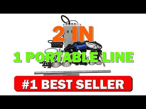 2-in-1 Portable Line Boring & Welding Machine, Smart Servo Control, Boring Dia - B0FXGM2BTD