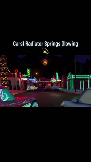 Cars 1 Radiator Springs Glowing And Coming Back To Life