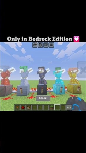 Armour Stand Moments Hit Different 💟 | Bedrock Edition