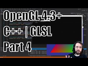 OpenGL EP 4 | Modern OpenGL (4.3+) GLSL - new Uploading Data Method, Attribute Logs