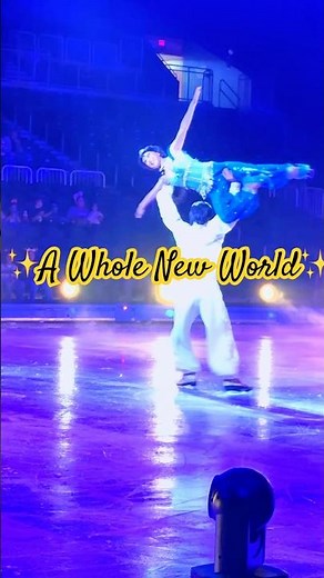 “A Whole New World” Lift on Ice ✨ Disney On Ice Magic