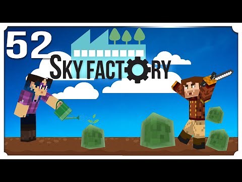 Slime Farming! - Minecraft: Sky Factory #52 [Sky Factory 4 modpack]