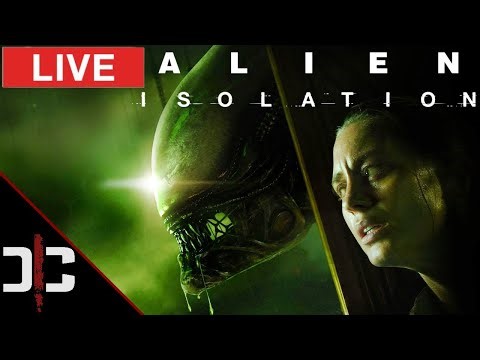 🔴LIVE - ALIEN ISOLATION - Day 4 of Being Hunted, Can I Survive