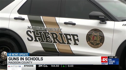 Three Madison County students caught with guns on campus in one month