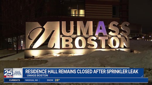 UMass Boston students still left without belongings, answers from school after pipe burst, they say