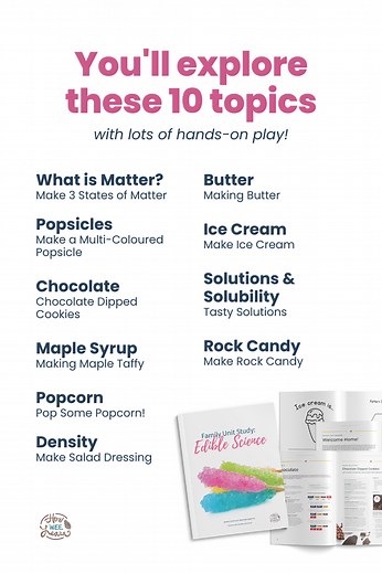 Edible Science | Family Unit Study for Ages 4 to 12