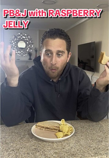Trying PB&J with Raspberry Jelly for the First Time