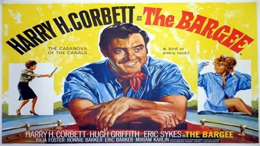 ASA 🎥📽🎬 The Bargee (1964) a film directed by Duncan Wood with Harry H. Corbett, Hugh Griffith, Eric Sykes.