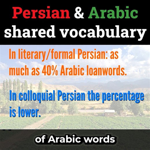 In this clip of an old video I talk about Arabic vocabulary that has been adopted into Persian. | LangFocus