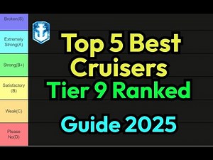Top 5 Most Powerful Cruiser Picks in Tier 9 Ranked Battles Season | World of Warships