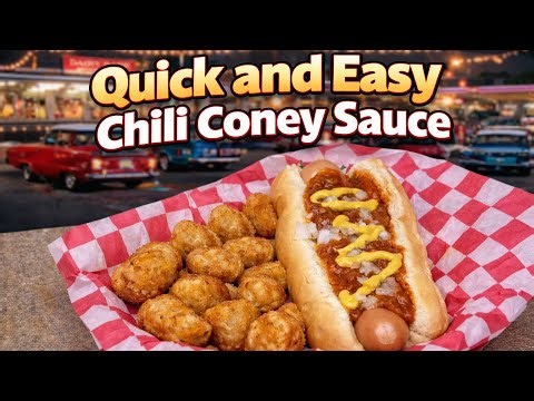 Homemade Chili Coney Dog Sauce Recipe - So Simple!