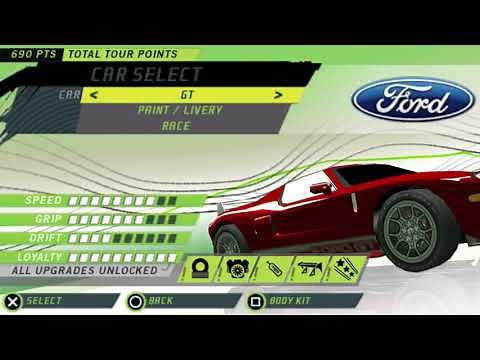 Need for Speed Shift PSP - All Cars