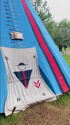Step Inside This Beautiful Indigenous Tipi! ✨ 🏕️