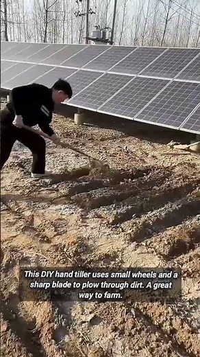 Making Straight Rows With A Homemade Garden Tilling Tool