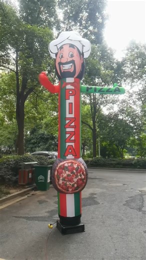 10ft Pizza Inflatable Tubeman Guy – Outdoor Advertising Waving Sign – Works with 18-inch Diameter Blowers 🍕 Attract Hungry Customers with Fun, Animated Waving and Bold Pizza Graphics! Bring excitement and instant foot traffic to your restaurant, pizzeria, or food truck with the 10ft Pizza Waving Tubeman Guy from Payless Balloons. Designed with Italian flag–inspired colors 🇮🇹, a cheerful pizza chef 👨‍🍳, and mouthwatering pizza visuals 🍕🔥 — this inflatable makes your business impossible to 