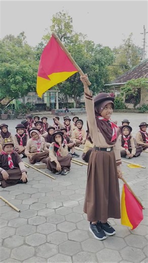 Latihan Semaphore Pramuka Penggalang #shorts