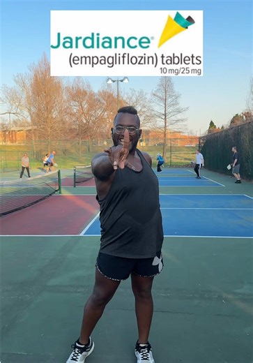 With the help of regular exercise from pickleball and #jardiance you can lower your A1C! #diabetesawareness #diabetic #a1c #elililly @Boehringer Ingelheim