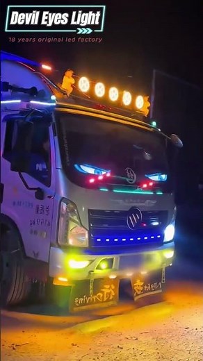 Full Color Flexible LED Screen Devil Eyes Light for Car & Truck