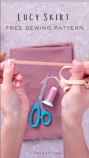 Make your own tiered skirt! (Free Pattern) #sewing #diyskirt #sewingtutorial