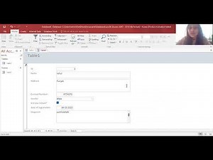 M S Access - How to create database? How to generate forms, reports and SQL queries in MS Access?