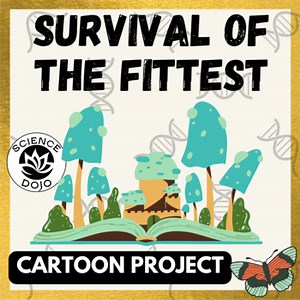 Natural Selection- Survival of the Fittest Cartoon Project Activity