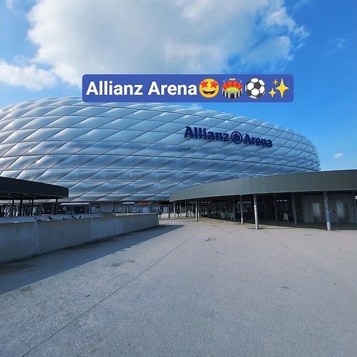 The Most Iconic Stadium in Germany..⚽ Allianz Arena, Munich | #travel #football #shortsvideo