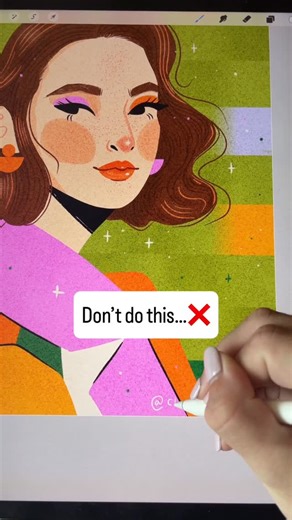 Charly Clements on Instagram: "This hack is an absolute gamechanger 🤯 Comment “stamp” if you want to learn how to create your own stamp brushes in Procreate 💪🏻"