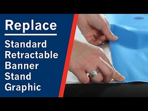 How to Replace Standard Retractable Banner Stand Graphic