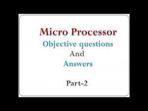 micro processor objective questions and answers part2