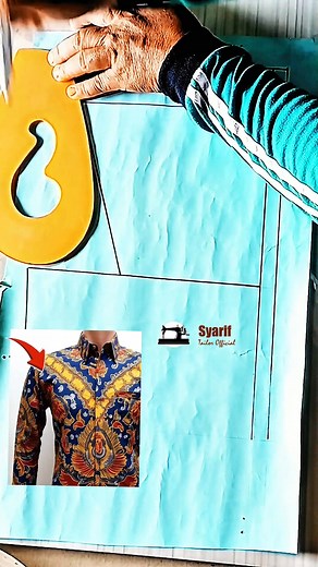 sewing tips and triks for beginners Pola baju kemeja pria #swing_tips_and_triks_for_beginners #sewingtips #sewingtutorial #diy #fashion #costura #diy | Belajar Bersama Syarif tailor