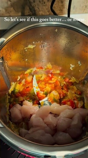 Day 2 of learning to cook: Chicken and vegetable risotto