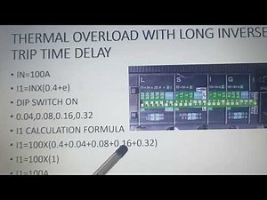 Full detail Explanation on MCCB LSIG protection setting (Practical Session)
