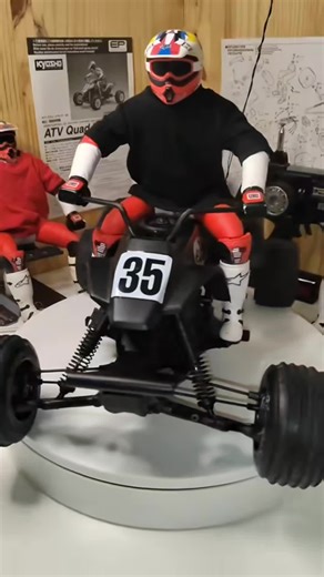 kyosho Atv quad rider ep 1993 🇯🇵 #rc #rcvintage #vintagerc #kyosho #cejour-là