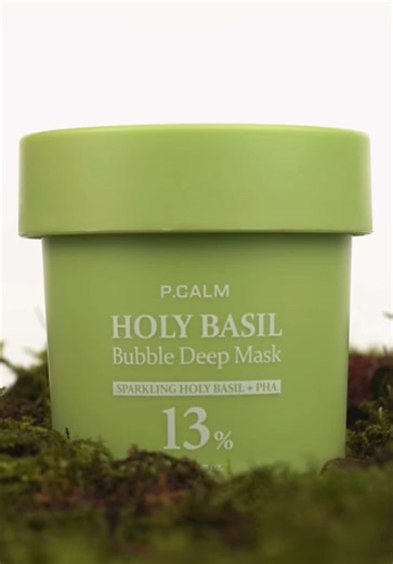 P.CALM Holy Basil Bubble Mask Review