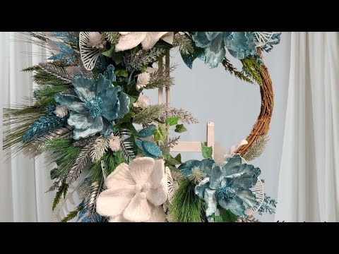 How to make an Artificial Christmas Wreath