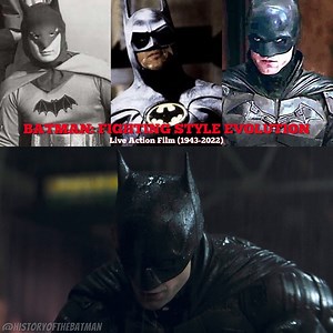 27K views · 418 shares | Batman Fighting Style Evolution on Film (1943-2022) 驪亂 Which big screen Dark Knight packs the best punch? Follow for daily Batman content!驪▶️ Instagram.com/HistoryoftheBatman | History of The Batman | Facebook