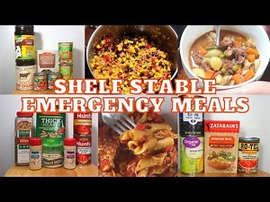 SHELF STABLE PANTRY MEALS | EMERGENCY PREPPER MEALS | PANTRY CHALLENGE | BUDGET MEALS | EPISODE 2