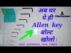Taparia Allen Key Set | Taparia KM9V Allen Key Set | Best Allen Key Set | Bike Repairing Tool video1