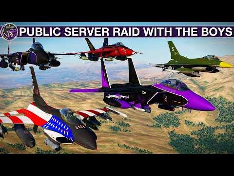 EXCELLENT Group Raid On GS's Public DCS Server | DCS World
