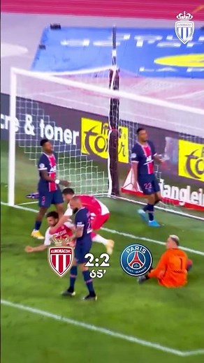 L'incroyable remontada contre le PSG en 2020 (3-2) #asmonaco #ligue1 #psg
