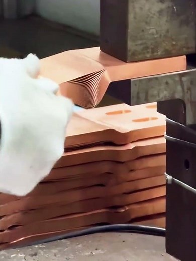 The bending process of conductive copper foil- Good tools and machinery make work easy