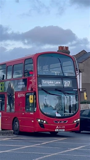 Arriva London Wright Gemini 2 DB300 DW483 LJ61CCO on bus route 217 at Bullsmoor Lane